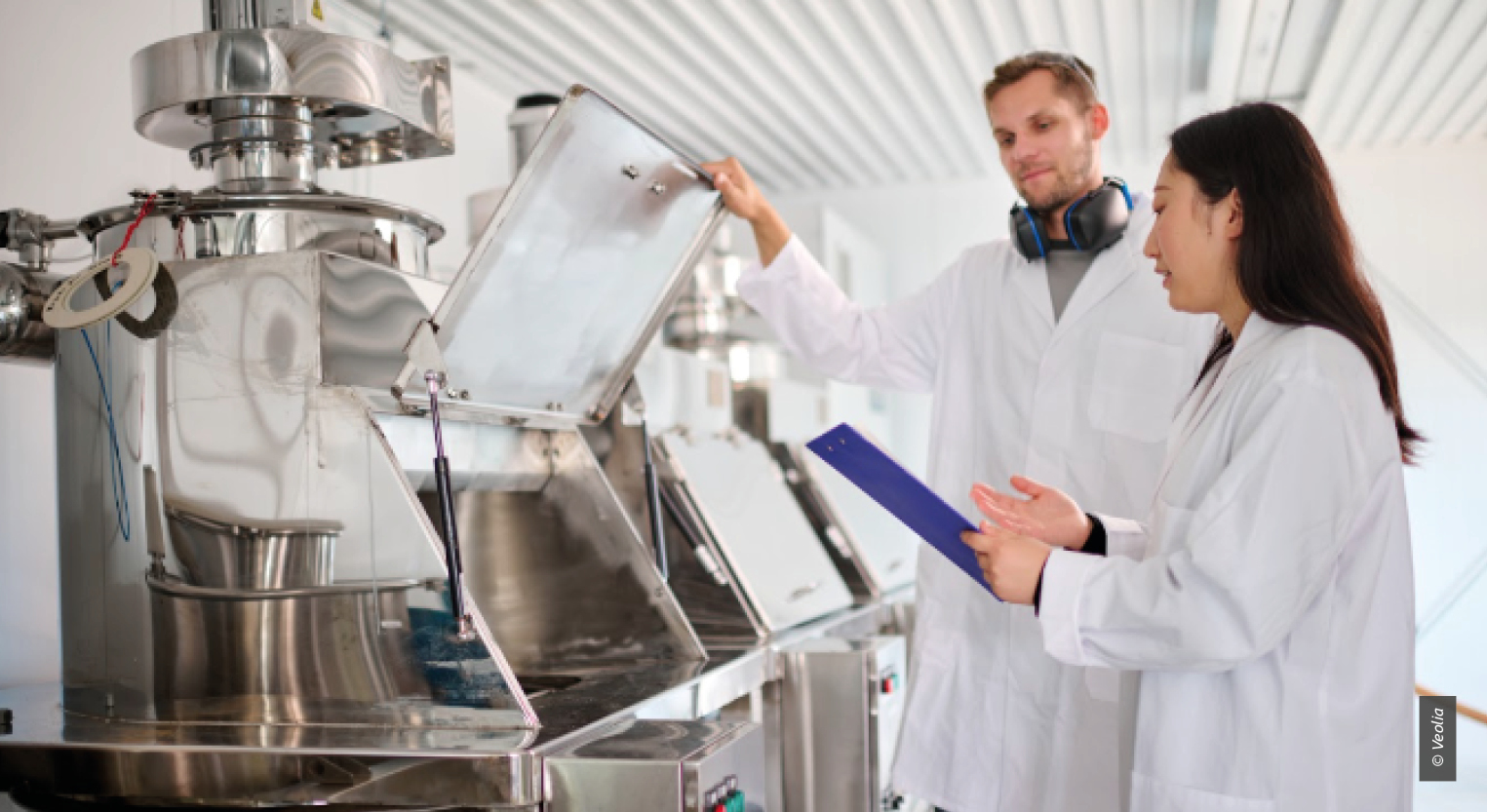 Figure 6: Dosing equipment in the Pontes Pabuli plant for recipe adjustment. © Veolia