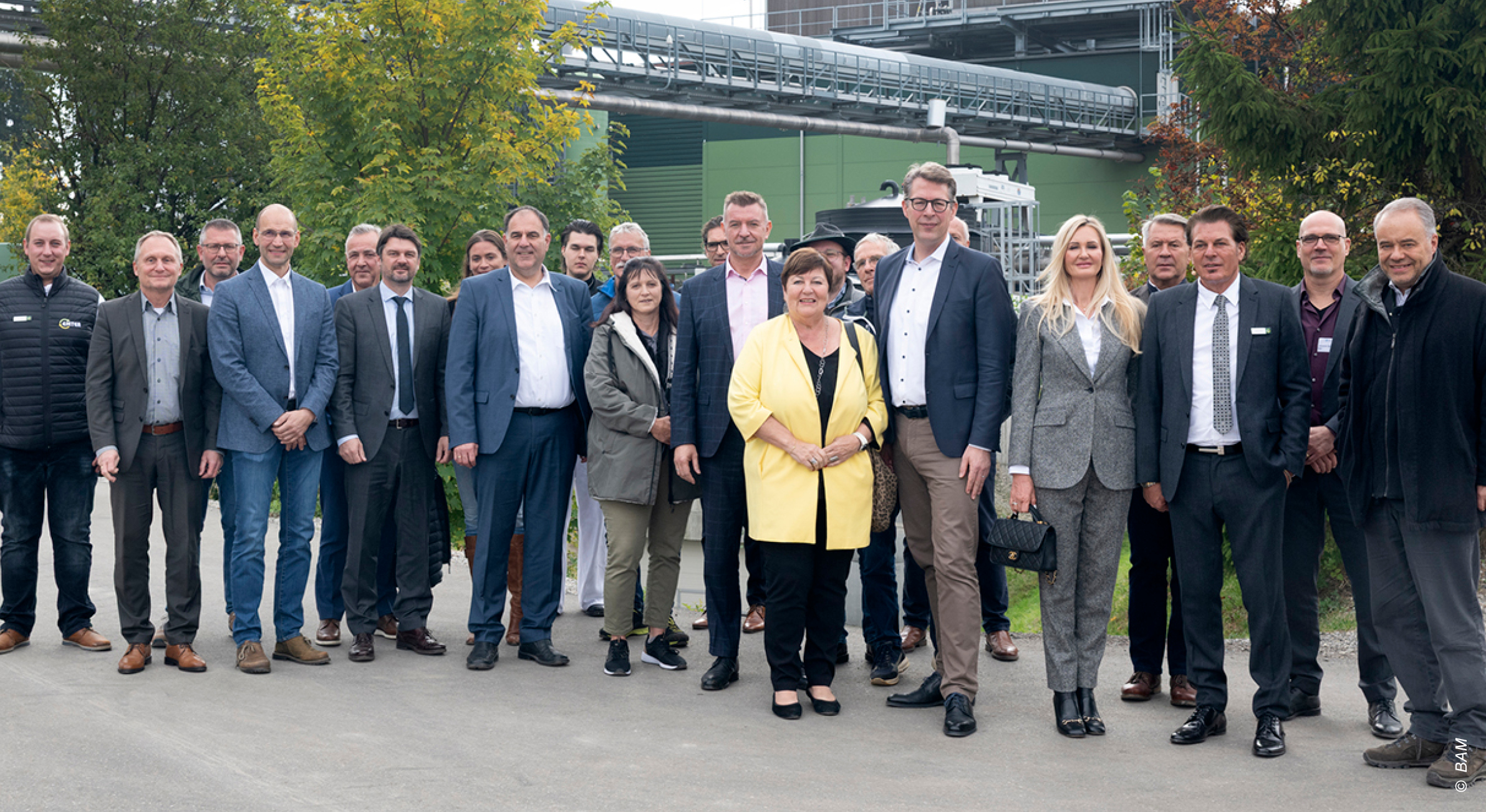 Eröffnung der Anlage in Altenstadt mit dem bayerischen Wissenschaftsminister Markus Blume. © BAM